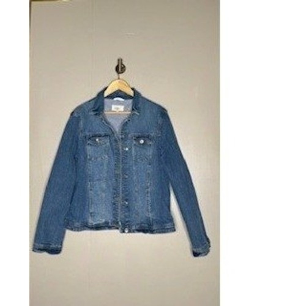 Tom Tailor Denim Trucker Jacket‎ Mens XXL Medium Wash Blue Jean Jacket